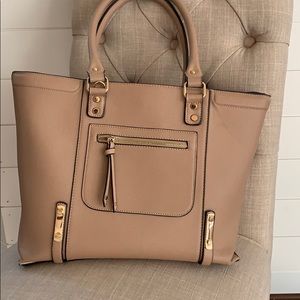 Tan large tote